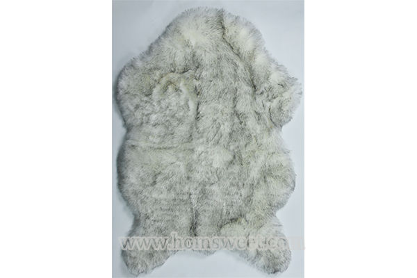 Faux Fur shaped rug