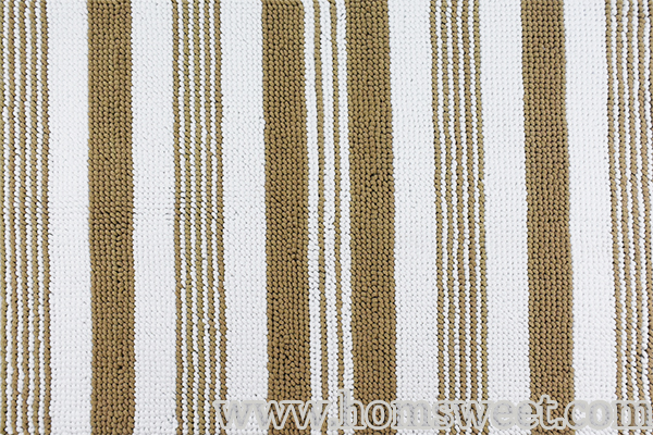 simple dry bath mat - loop