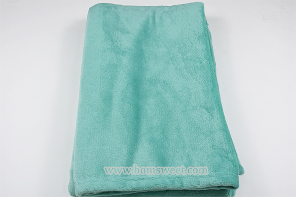 Hot Selling Solid Mink Fleece Throw